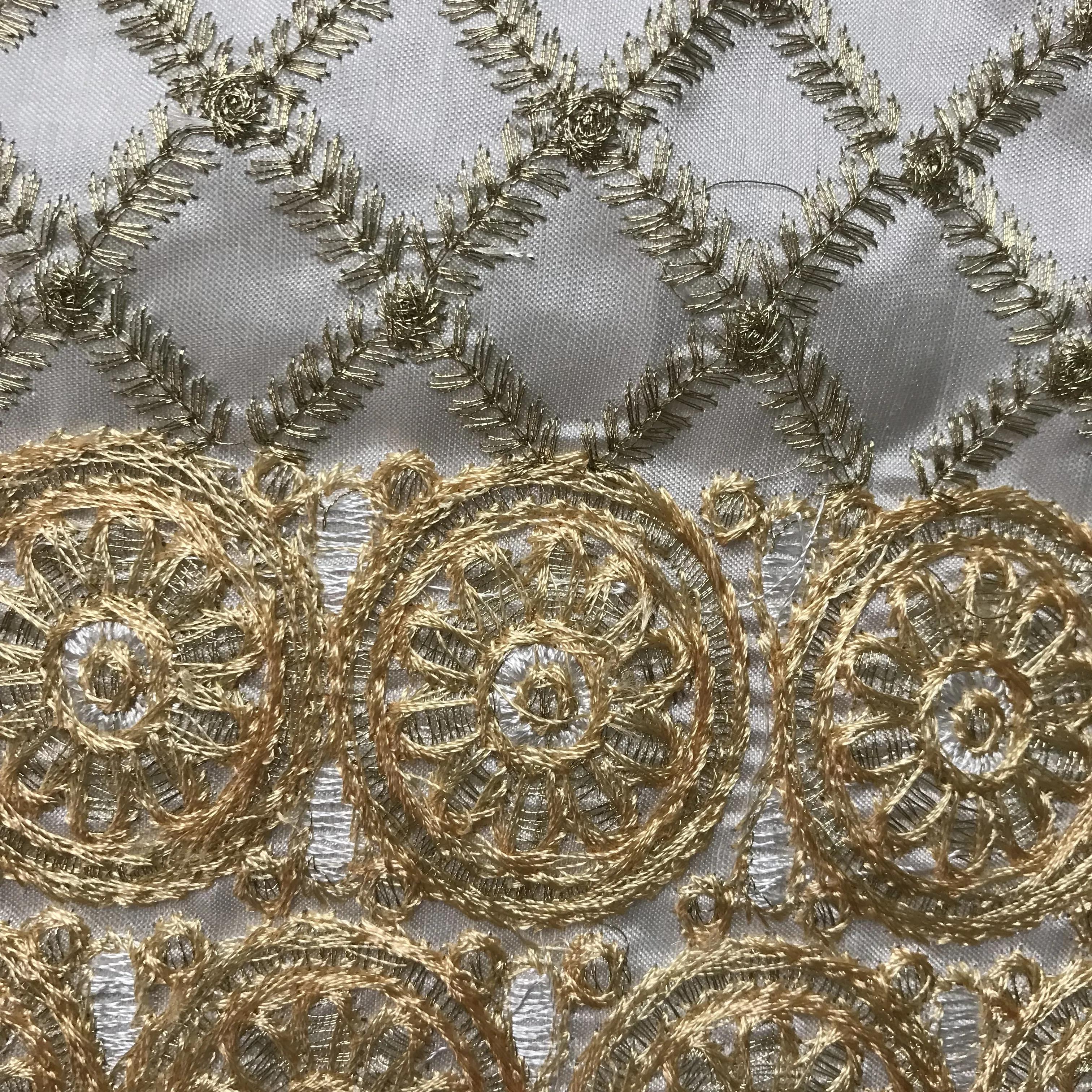 Новинка 2020 шелковое сырье Африканское кружево ткань нигерийское блестки