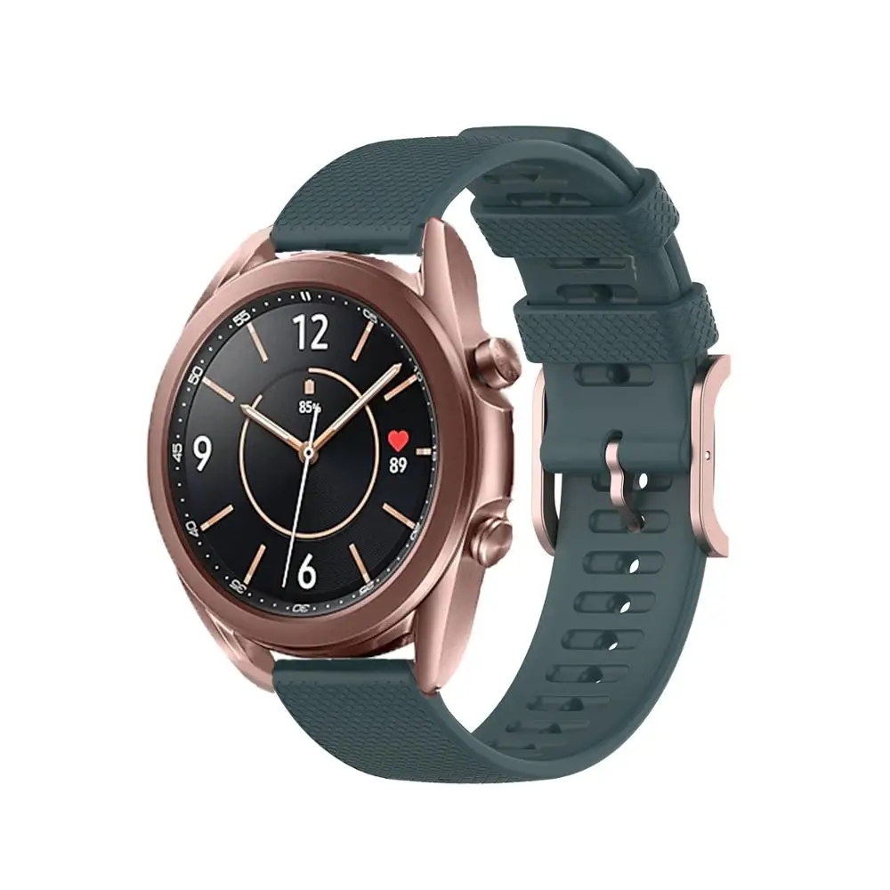 Горячее предложение силиконовый ремешок для часов samsung galaxy Watch 3 41 мм 20 Garmin Forerunner