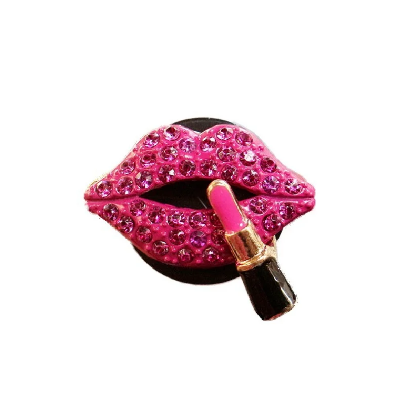 

Car Red Pink Lip Aromatherapy Air Vent Perfume Clip Creative Auto Interior Air Fresher Fragrance Decoration