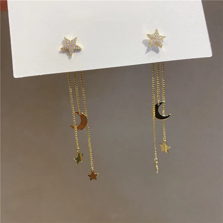 

Серьги-подвески женские с длинной кисточкой, в Корейском стиле