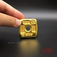 exquisite simulated gold block handicraft ornaments