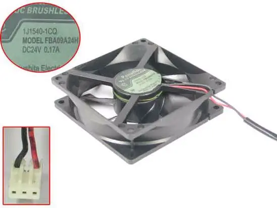 Panasonic FBA09A24H 2J DC 24V 0.17A Размеры: 90x90x25 мм 2 провод Сервер вентилятор охлаждения|Кулеры