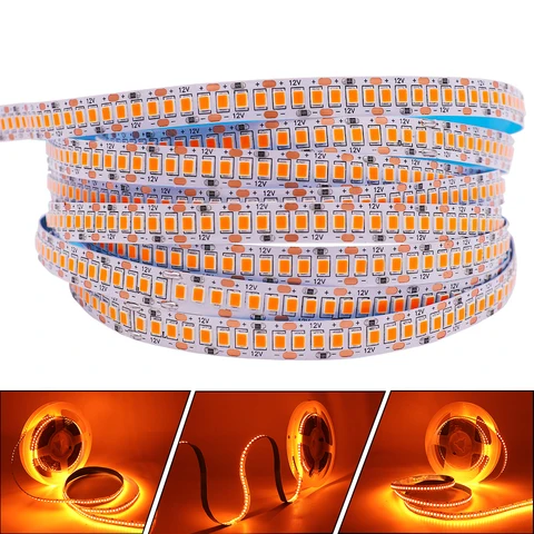XUNATA оранжевая светодиодная лента 2835 SMD 12 В 5 м