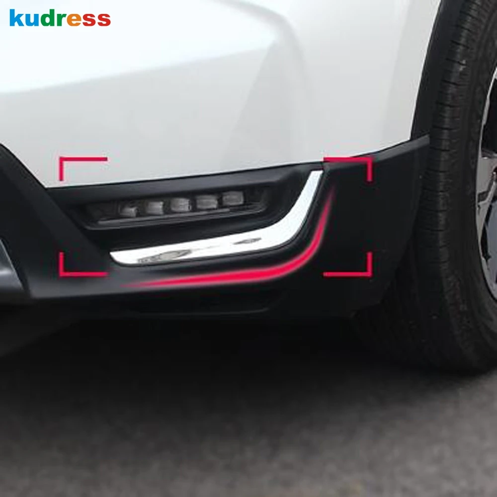 Для Хонда сrv CR-V 2017 2018 2019 хромированный передние противотуманные фары светильник