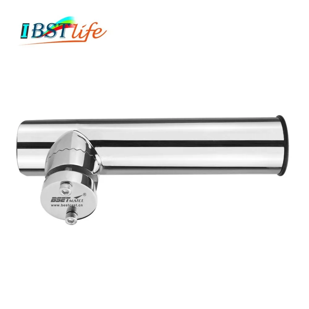 

Rail Mount stainless steel316 fishing rod rack holder pole bracket support with clamp on rail 19 to 32mm boat marine hardware