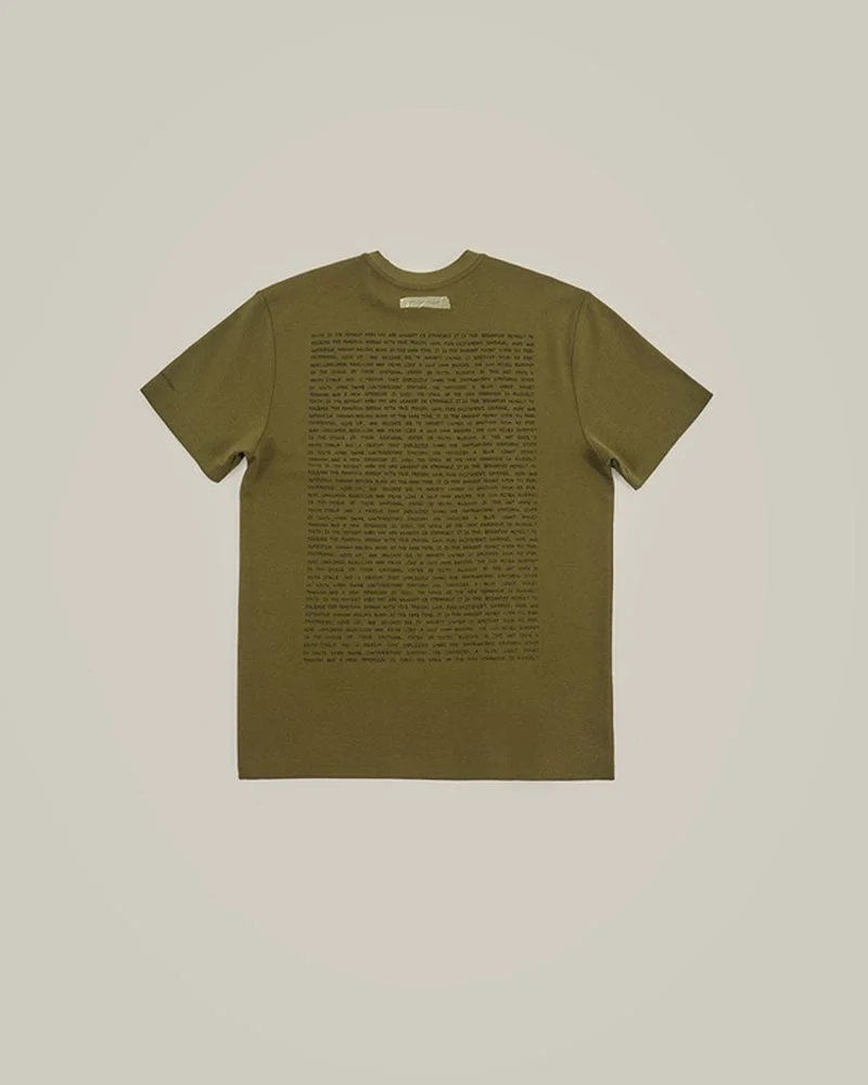 

Футболка с принтом граффити на спине, с коротким рукавом