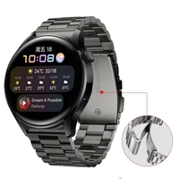 22mm20mm titanium alloy strap for samsung galaxy watch 3 huawei watch 3gt2 stainless steel bracelet band for amazfit gtr 3 pro