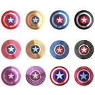 Фиджет-Спиннер, игрушка, волнистые легенды, гироскоп для пальцев, Круглый, Капитан Америка, сплав, гироскоп, Спиннер, фиджет, подарки для детей