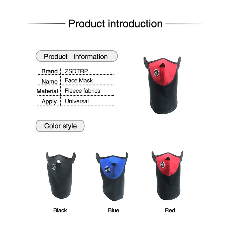 Теплая маска для шарфа Балаклава езды на велосипеде Спорт открытом воздухе