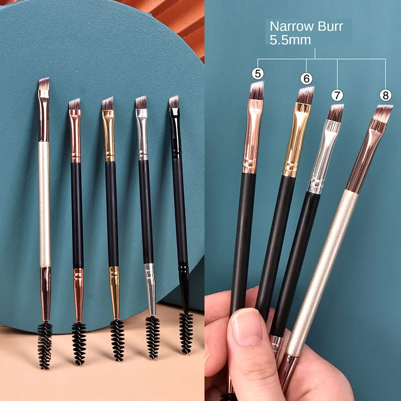 

Модные кисти для макияжа, 1 шт., кисть для красивой основы, бровей, теней для век, краев, подводки для глаз, аксессуары для ресниц, инструменты ...