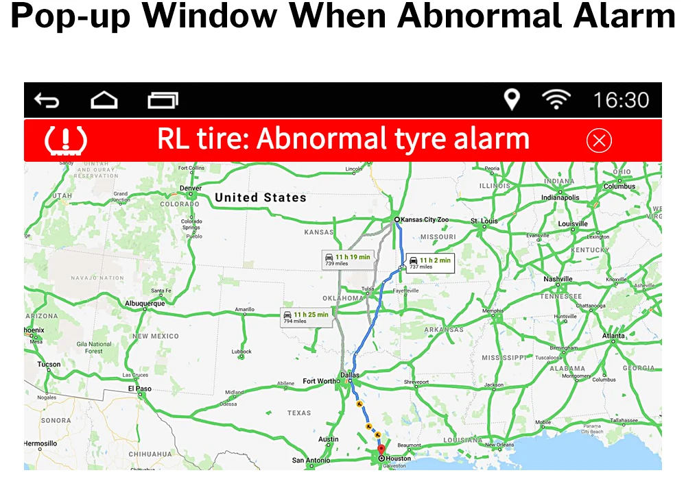 Deelife USB TPMS для Android автомобильный DVD с датчиком давления в шинах Система мониторинга Беспроводная запасная шина сигнализация ANDROID навигация