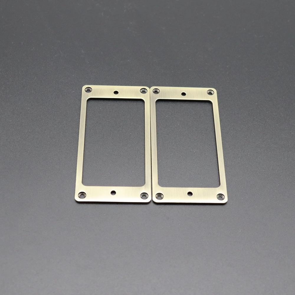 2 stücke metall pickup ring abdeckung rahmen flache pickup montage ringe für lpsg gitarre montage ersatz elektrische gitarre zubehör f