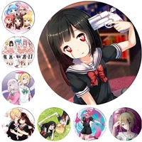 2021 anime magical girl site cosplay badge asagiri aya brooch pin for clothes backpack decoration pin jewelry gift