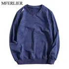 Мужская толстовка с капюшоном Mferlier, демисезонная Толстовка большого размера 5XL, 6XL, 7XL, 8XL, 9XL, 10XL, обхват груди 150 см