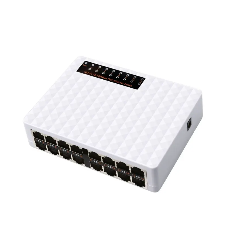 Большой Q 10/100 Мбит/с 16 Порты и разъёмы Fast Ethernet LAN RJ45 RJ-45 сетевой коммутатор