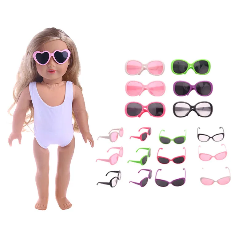 Аксессуары для куклы кукла игрушки очки кукол 18 дюймов и 43cmreborn Baby Doll лучшие