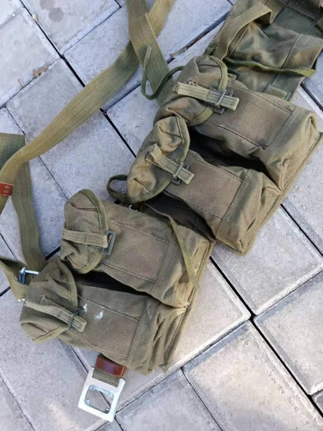 Вьетнамская война китайский Тип 63 нагрудный патрон старинная