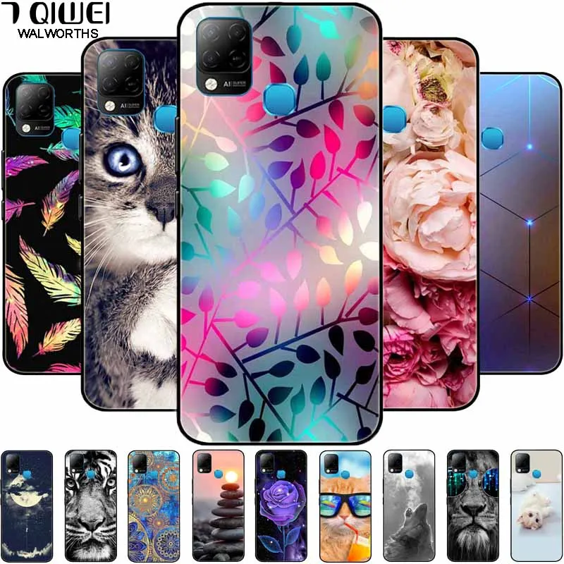 for infinix hot 10s case phone cover for infinix hot 10s nfc cases soft silicone back funda for infinix hot 10t coque cute tpu free global shipping