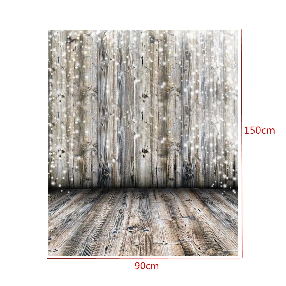 Фотосъемка задний план виниловый, размером 3х5 футов, серый деревянный пол, фон для студии