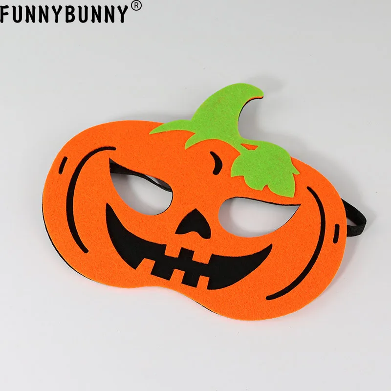 FUNNYBUNNY Череп Скелет и тыква милый Войлок на Хэллоуин с надписью Trick или Treat маски