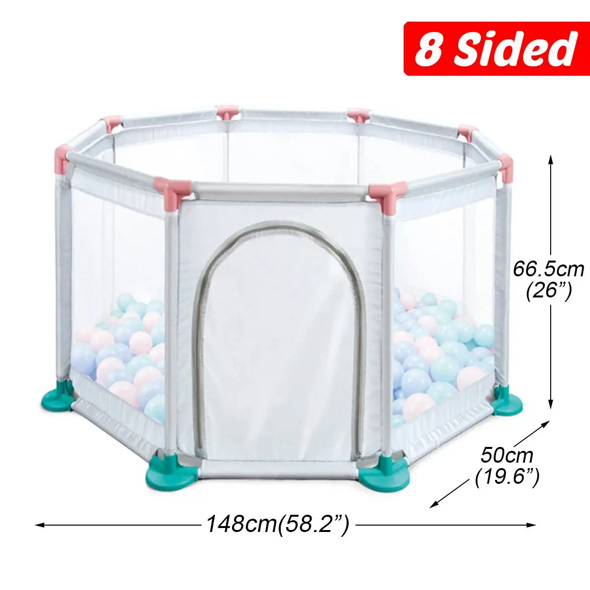 Baby Furniture Playpen For Children Large Dry Pool Baby Playpen Safety Indoor Barriers Home Playground Park For 0-6 Old SALE images - 6