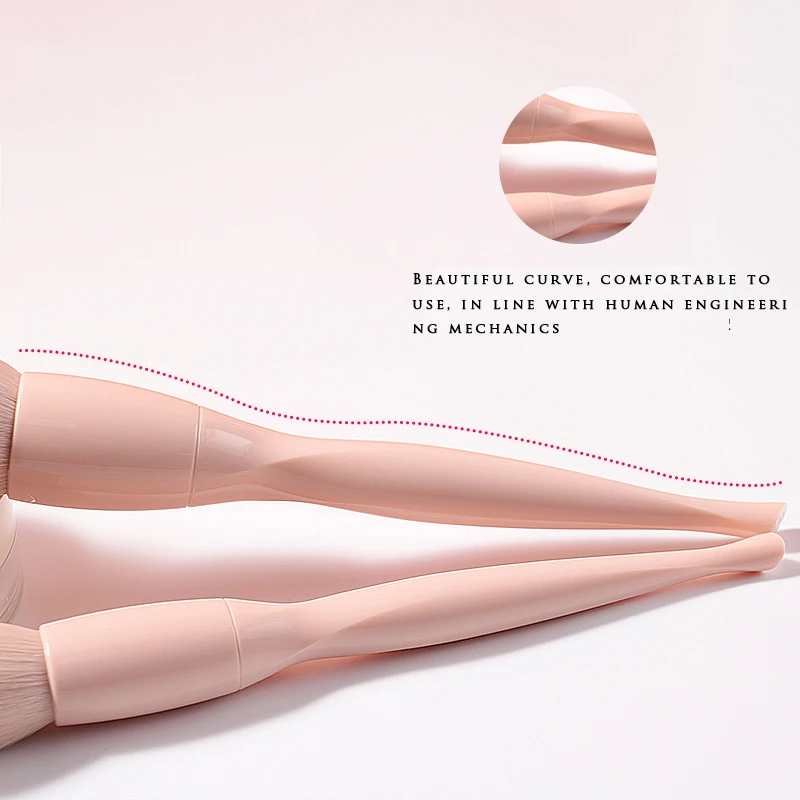 Профессиональные кисти для макияжа из натуральных волос набор 8 кистей + сумка