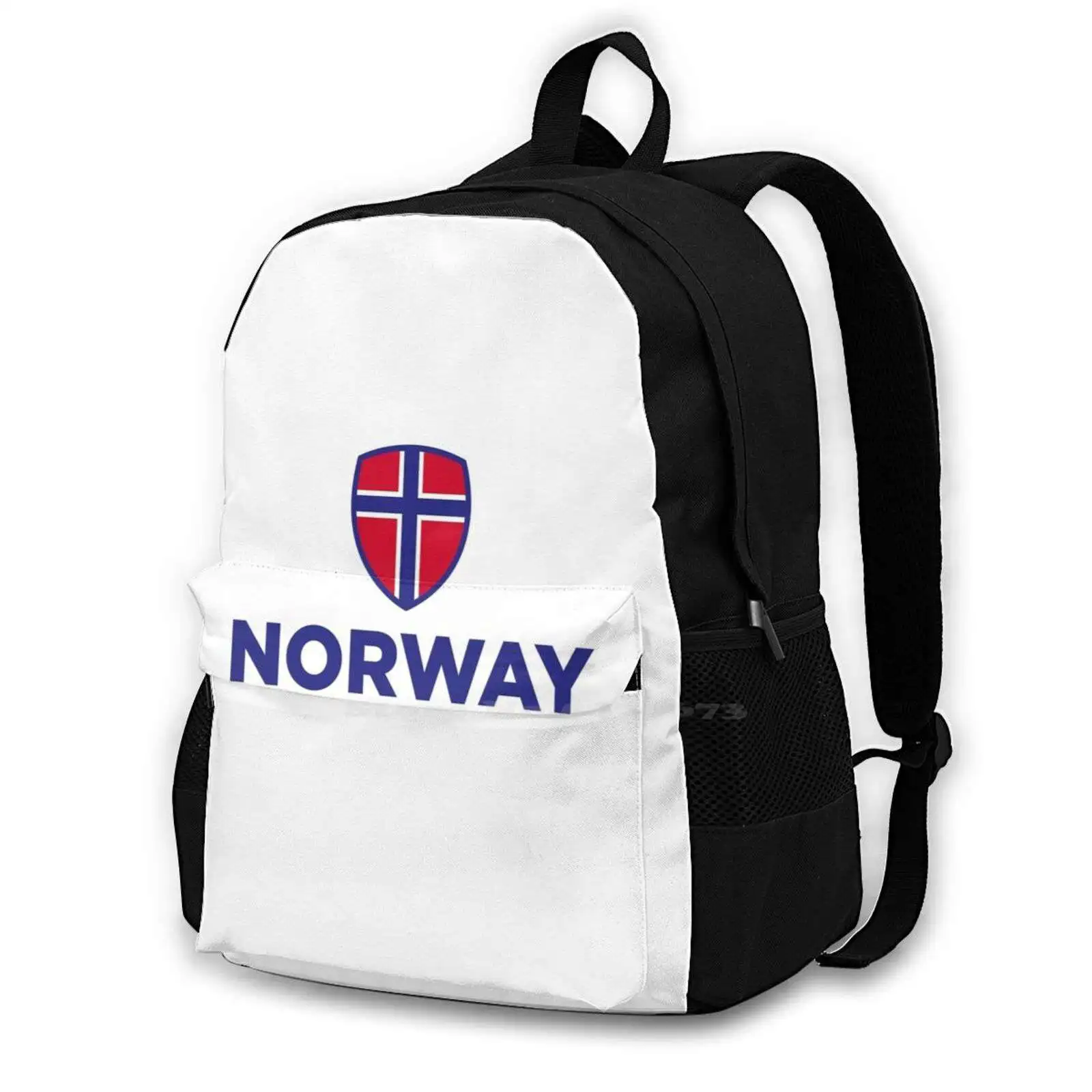 

National Flag Of Norway School Bags Travel Laptop Backpack Flag Europe Scandinavia Norway Oslo Trondheim Bergen The Football
