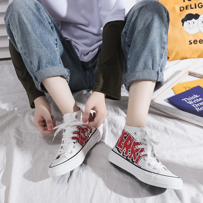 Высококачественная классическая женская парусиновая обувь zapatos mujer Новинка 2019