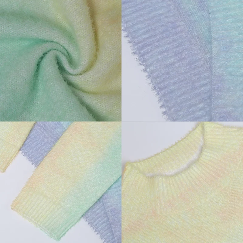 Женский свободный Свитер оверсайз Повседневные пуловеры с рукавом летучая мышь