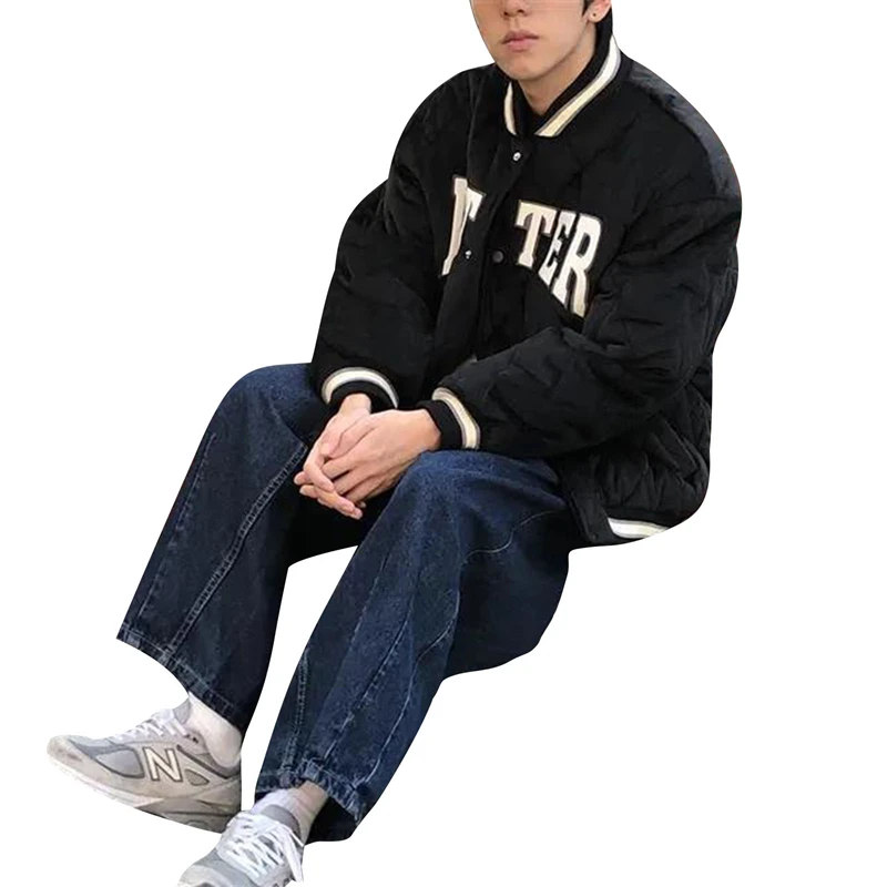 

Женская Стеганая куртка-пуховик с длинным рукавом и надписью