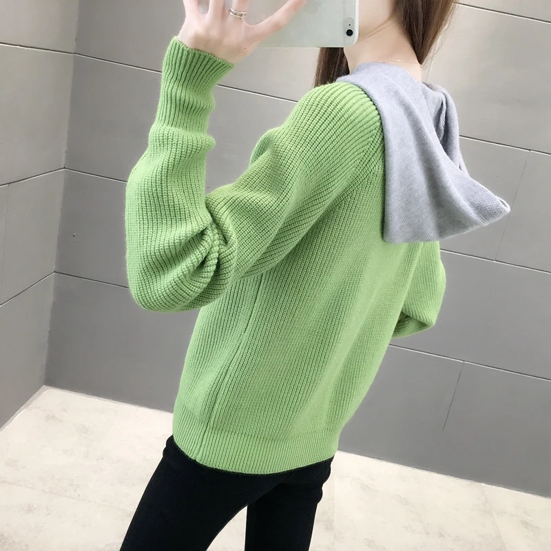 

426442 - Real clap shoulder cuff label cap knitted sheath sweater [D zone 1 left] ag