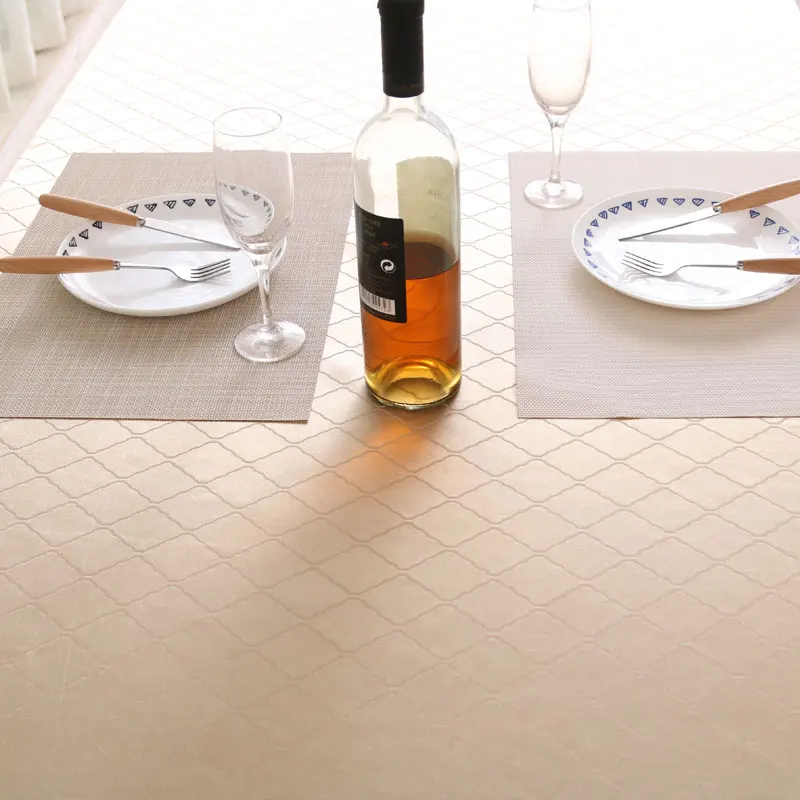 Полиэстеровая скатерть для обеденного стола в европейском стиле с принтом