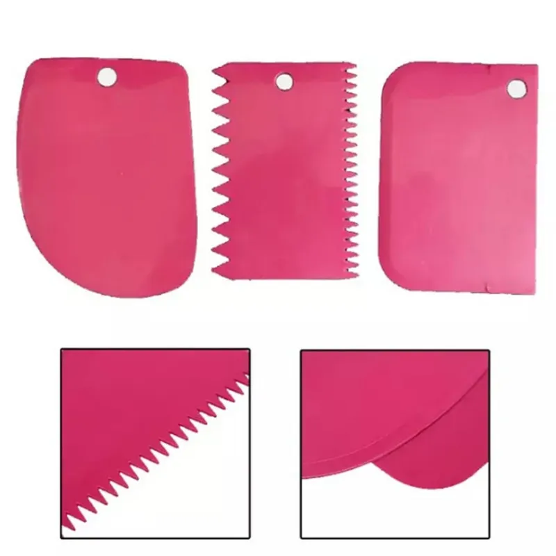 3 шт. пластиковые скребок для выпечки тортов |