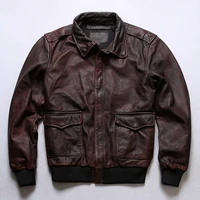 ca2 asian size super quality genuine cow leather rider a2 jacket