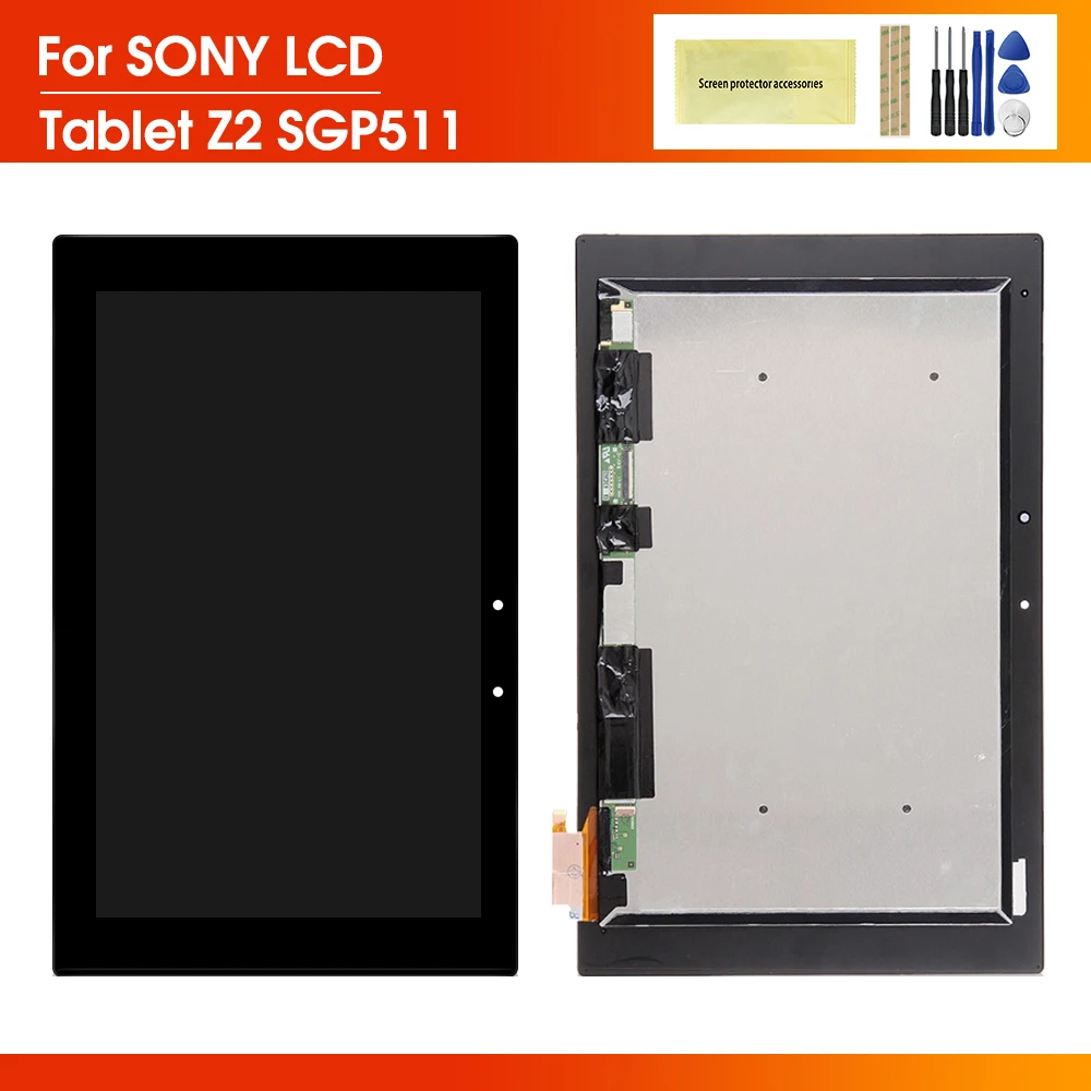 ЖК экран 10 1 дюйма для Sony Xperia Z2 SGP511 SGP512 SGP521 SGP541 дигитайзер сенсорного экрана