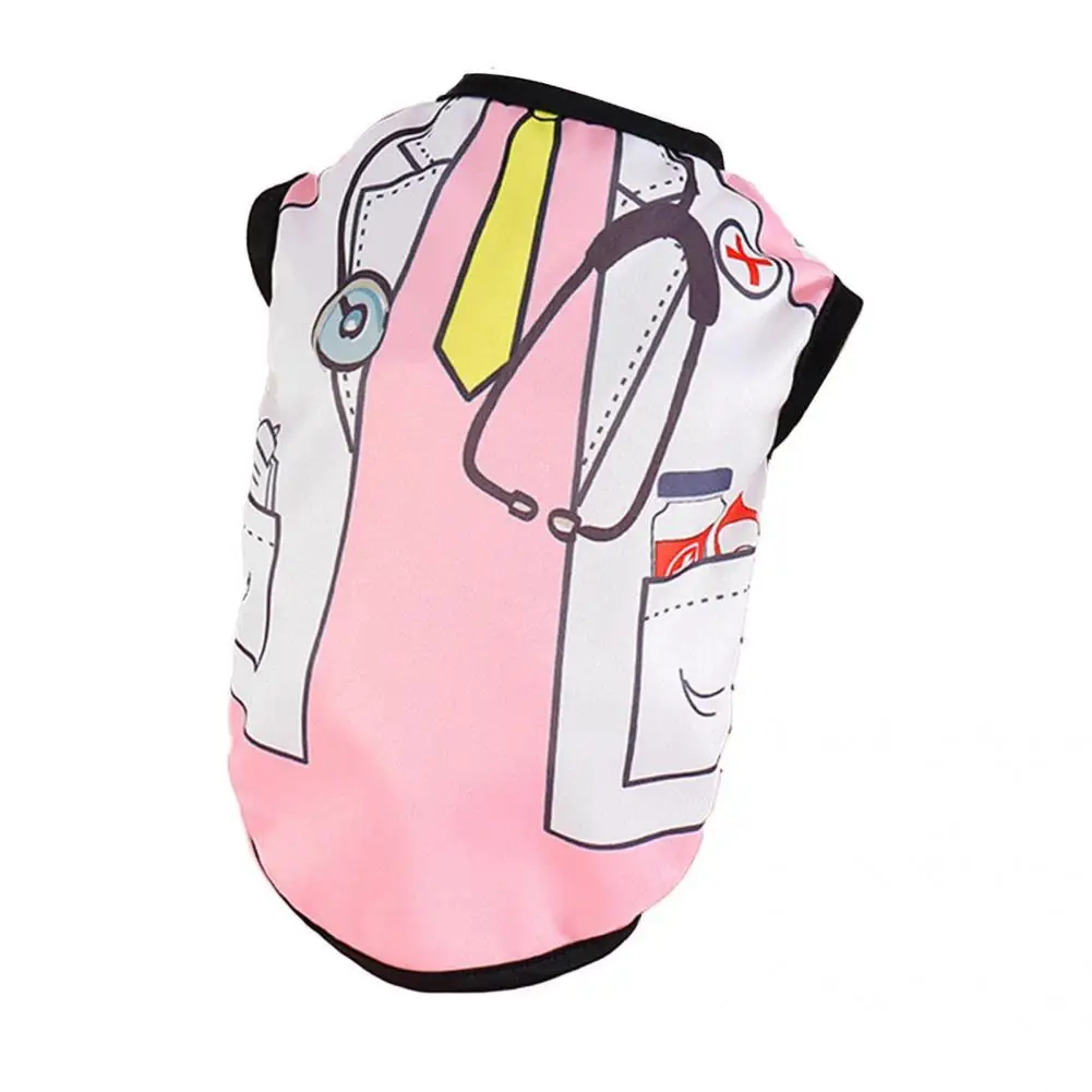 

6 Sizes Close-fitting Creative T-Shirt Blouse Pet Supplies Dog Vest Printing for Dog