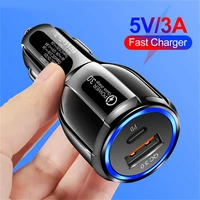 15w fast usb c car charger for iphone 13 11 12 pro max huawei samsung xiaomi redmi 10 9 mobile phone usb pd power adapter in car
