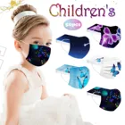 50 шт. милые одноразовые маски для детей с принтом бабочки защитная маска для лица Рождественское украшение
