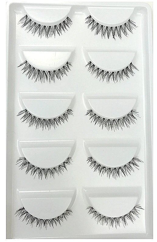 CLOTHOBEAUTY 5 пар накладных ресниц, тонкие накладные ресницы для наращивания ручной работы, натуральные мягкие невидимые ресницы, длинный толстый многоразовый макияж