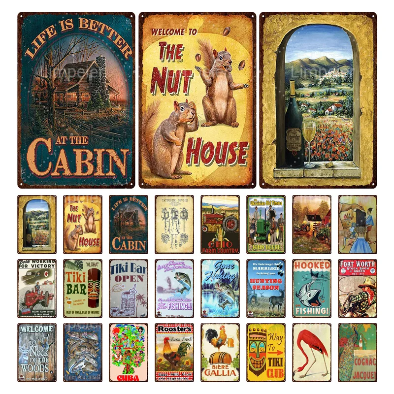 

Tin Painting Farm Fresh Egg Milk Rooster Retro Metal Painting Bar Party Club Hotel Logo Studio Scene Poster Home Decoration