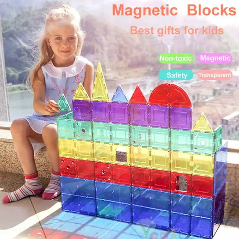 Магнитные блоки для детей интеллектуальная Магнитная пленка строительные