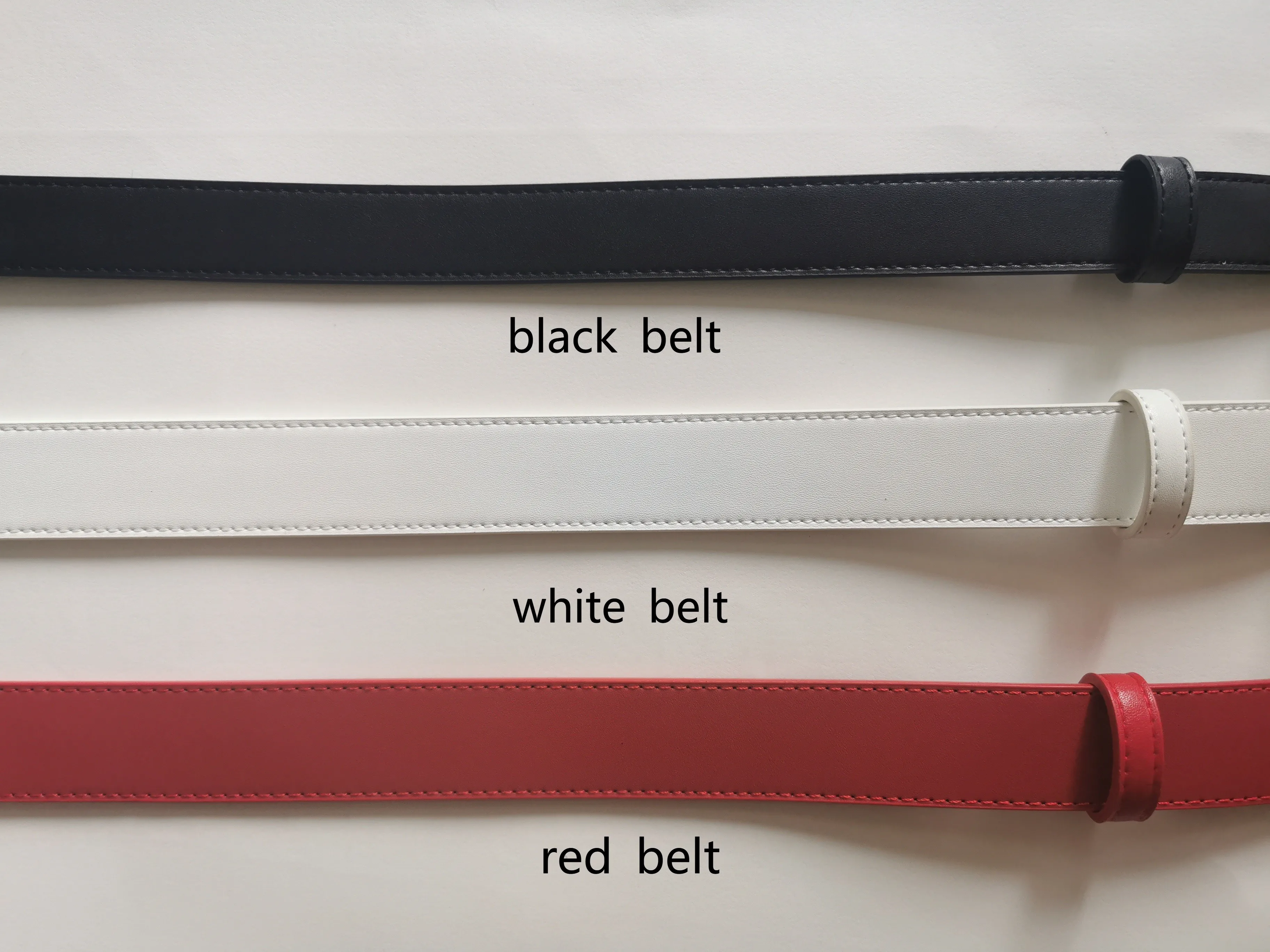 

Ms network red leather belt Women fashion design CD Gold Buckle Narrow Waist Strap Black Lady's Dress Belt