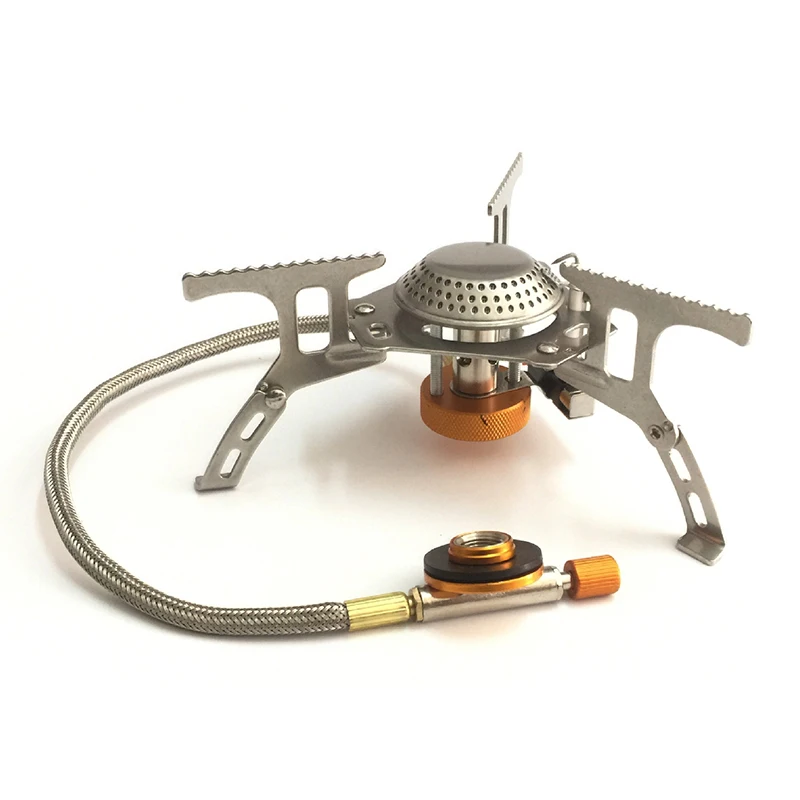 Небольшая газовая плита для кемпинга портативная складная отдыха на открытом