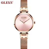 OLEVS 2020 Top Luxury Quartz Women Watch Fashion Ladies White Watches Stainless Steel Clock WristWatch Montre Femme Reloj Mujer