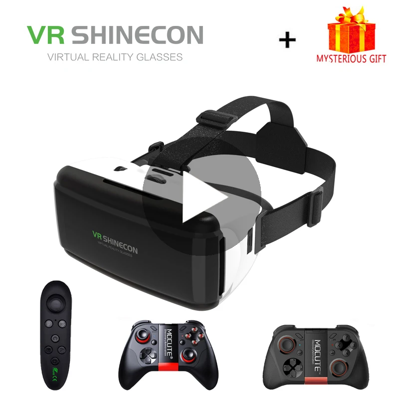 Очки виртуальной реальности G06 VR Shinecon 3D очки для iPhone Android смартфонов гарнитура