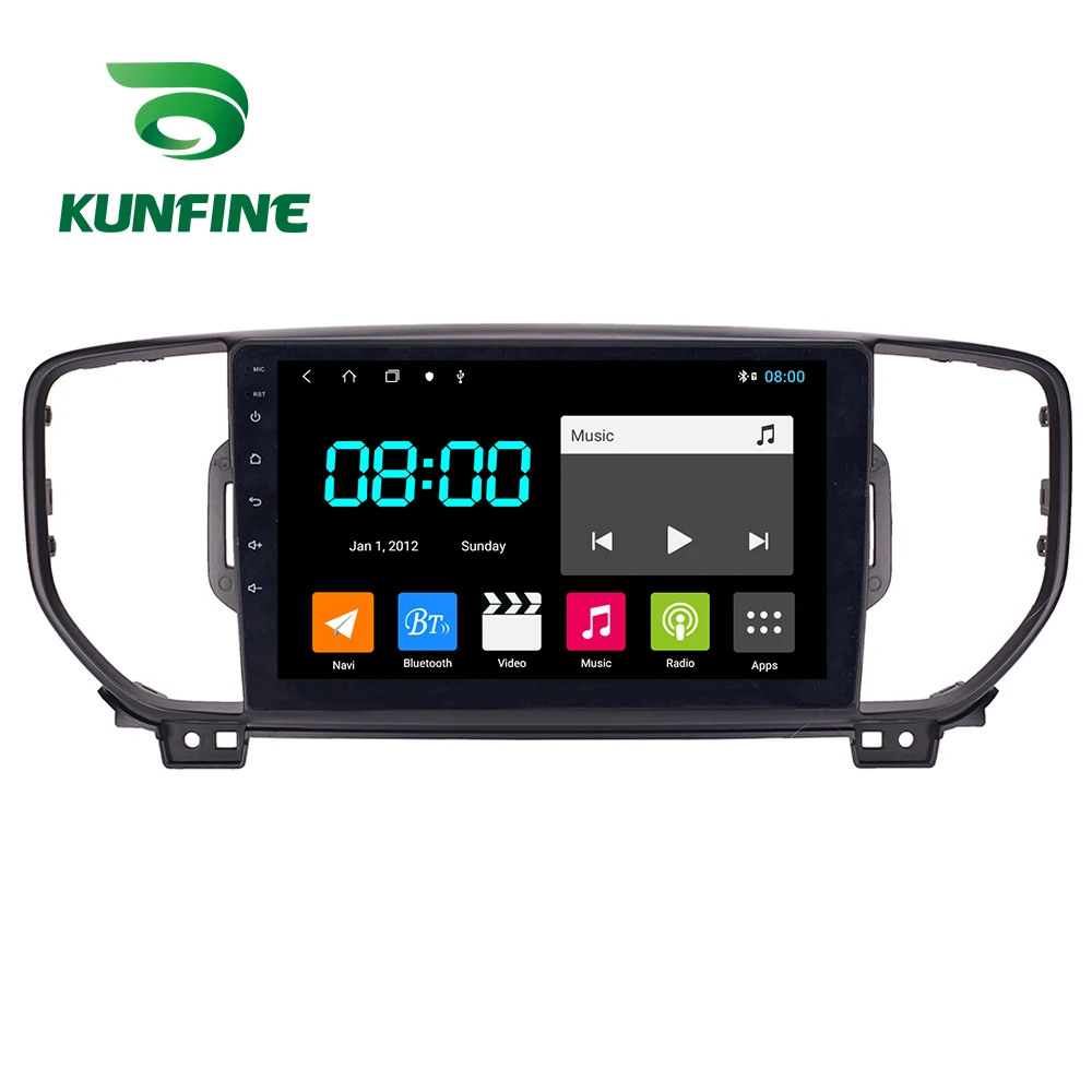 Автомагнитола для KIA KX5 Sportage R 2016-2018 цветной Восьмиядерный 1024*600 Android 10 0