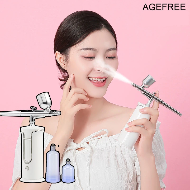 Новинка Аэрограф с нанораспылителем воды и кислородом перезаряжаемый