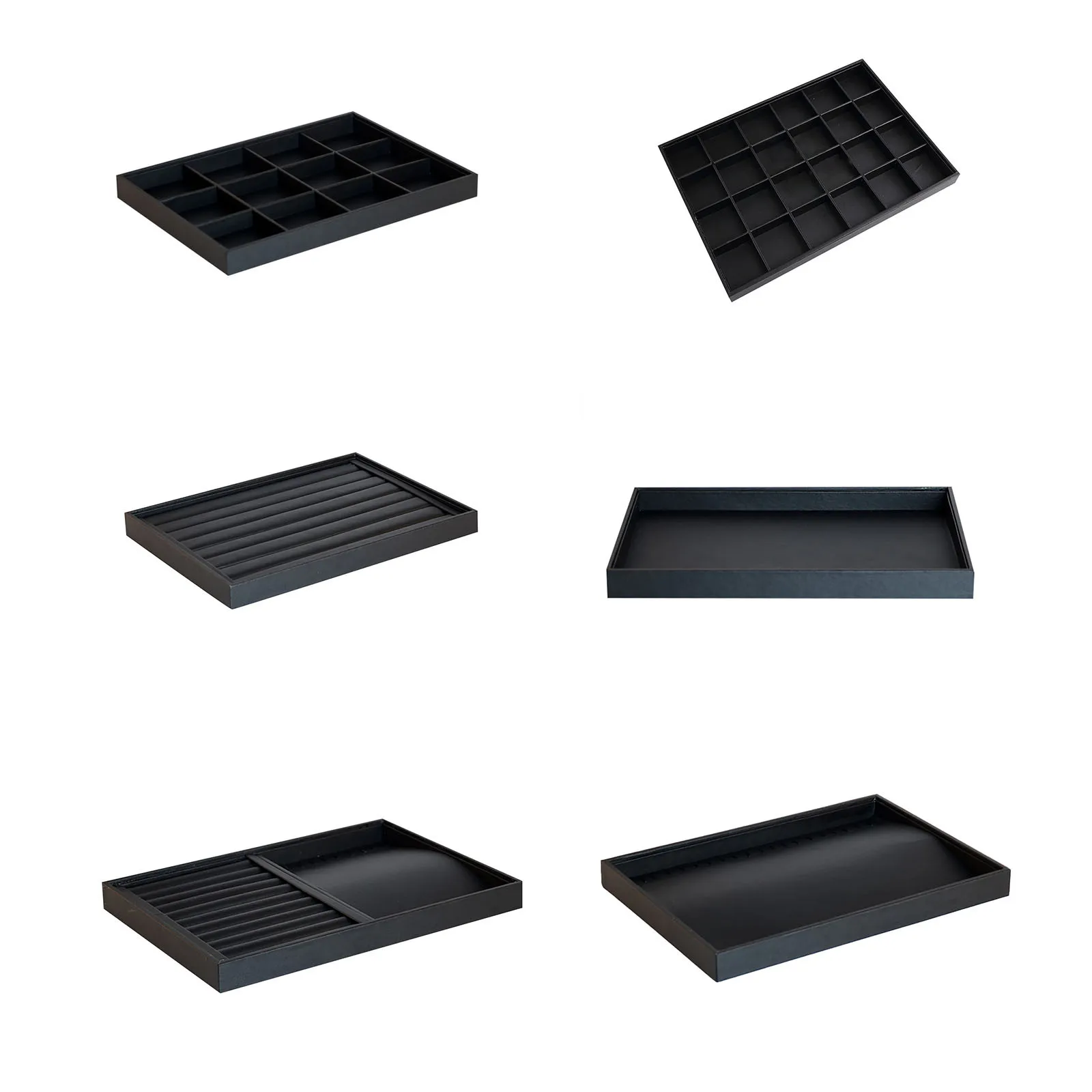 

Jewelry Display Trays Jewelry Storage Boxes Earring Necklace Bracelet Ring Organizer Holder For Drawer Jewelry Storage