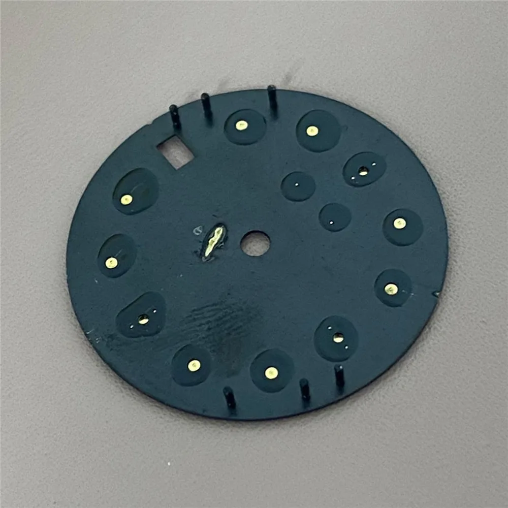 

28.5mm Watch Dial Green Luminous Dial for NH35 Movement Watches Spare Parts