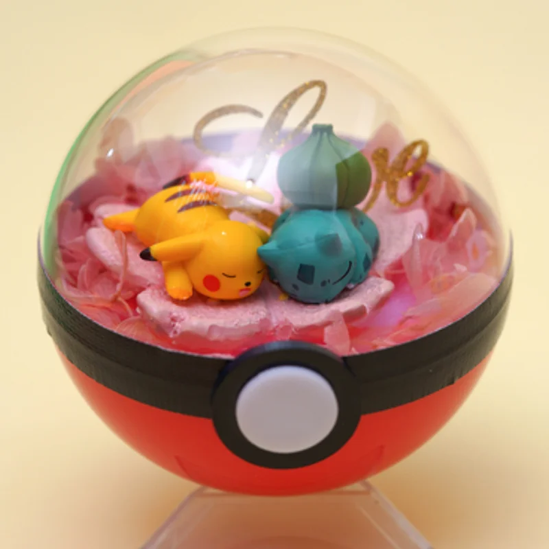 Red Ball LP Style Многоцветный конструктор Покемон Pet pokebolas фигурка Пикачу чармандер, Сквиртл Charizard мяч с монстрами для подарка на день рождения - Цвет: Red Ball LP Style